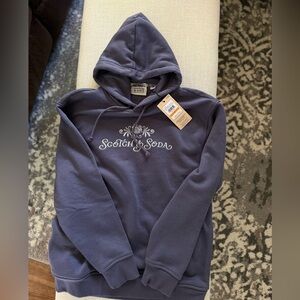 Scotch & Soda Embroidered Revolve Hoodie NEW